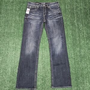 NWT Buckle Salvage Mayhem Jeans Bootcut 33x34